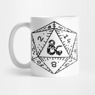 Dungeons and Dragons D20 Dice Mug