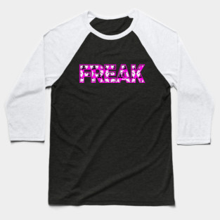 Freak 2 | Jason Voorhees Pink Hero Design | Freak Mask Shutdown by Tyler Tilley (tiger picasso) Baseball T-Shirt