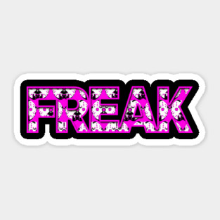Freak 2 | Jason Voorhees Pink Hero Design | Freak Mask Shutdown by Tyler Tilley (tiger picasso) Sticker