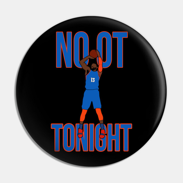 Paul George 'No OT Tonight' Oklahoma City Thunder Nba Pin