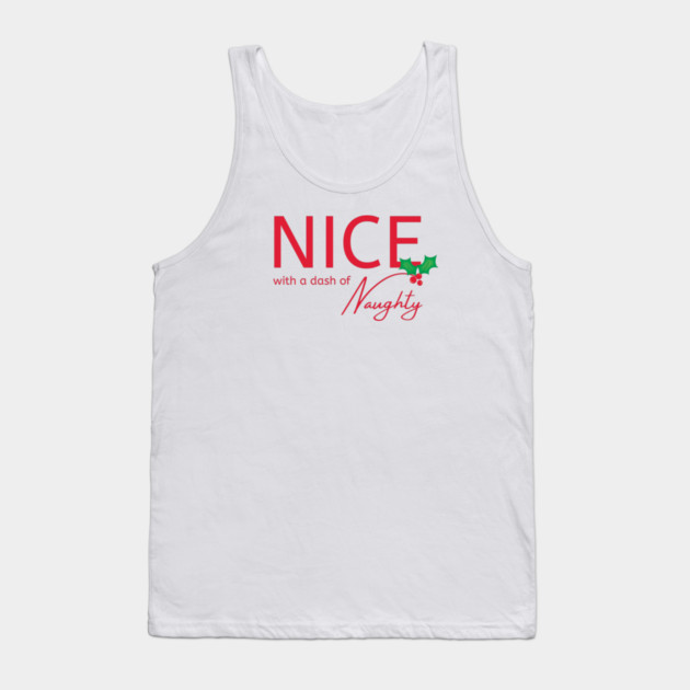 Nice With a Dash of Naughty Cheeky Witch® Festive Tank Top by Cheeky Witch
