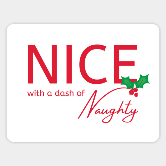 Nice With a Dash of Naughty Cheeky Witch® Festive Sticker by Cheeky Witch