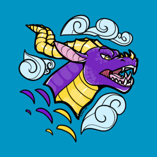 Dragon Skies - Purple T-Shirt