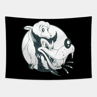 Wolf and Lamb Tapestry