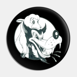 Wolf and Lamb Pin