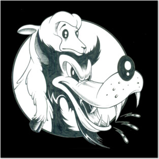 Wolf and Lamb Posters and Art