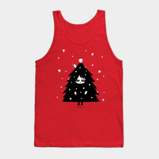 Christmas Tree Human Tank Top