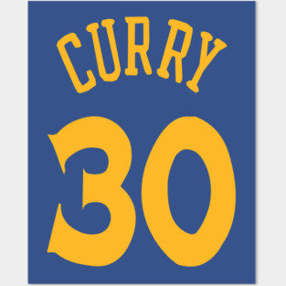 Steph Curry Jersey Posters and Art