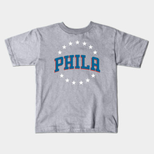 76ers Phila City (red white blue) Kids T-Shirt