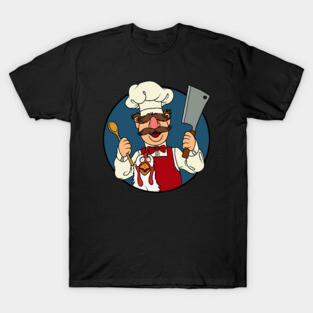Kitchen Swedish Chef and chicken T-Shirt