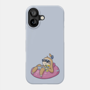 Weekend Sloth (light) Phone Case