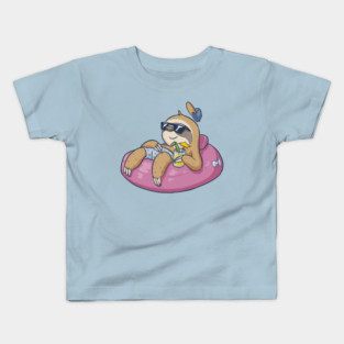 Weekend Sloth (light) Kids T-Shirt