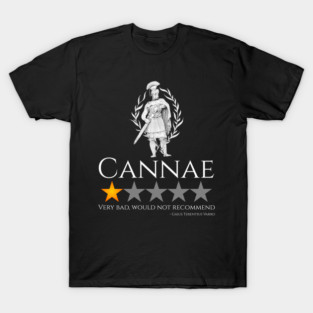 Ancient Rome History Meme - Battle Of Cannae T-Shirt
