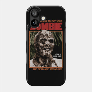 Zombie, Lucio Fulci, Italian Horror Phone Case