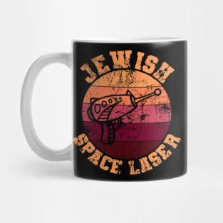 Jewish Space Laser Funny Mug
