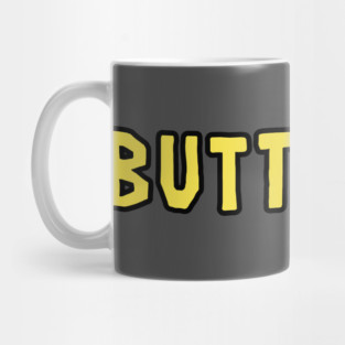 BUTTHEAD Band Shirt Typography Mug