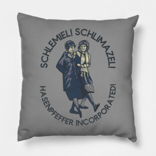 Laverne & Shirley Drawing Pillow