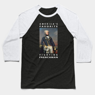 Lafayette - Hamilton Design Baseball T-Shirt