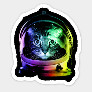 Space cat Sticker