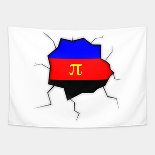 Polyamorous pride Tapestry