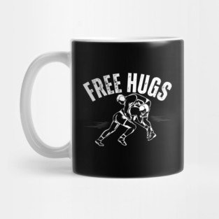Wrestling Free Hugs Mug