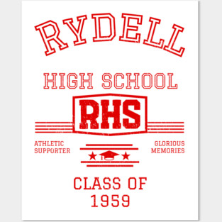 Rydell High School Posters and Art