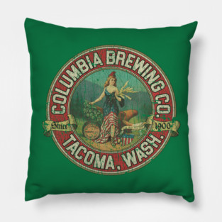 Columbia Brewing Company Tacoma 1900 Pillow
