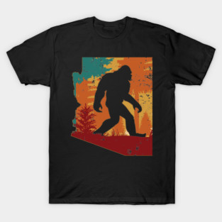 Bigfoot Retro Vintage Sasquatch Arizona T-Shirt