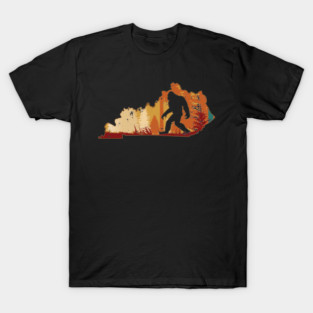 Bigfoot Retro Vintage Sasquatch Kentucky T-Shirt