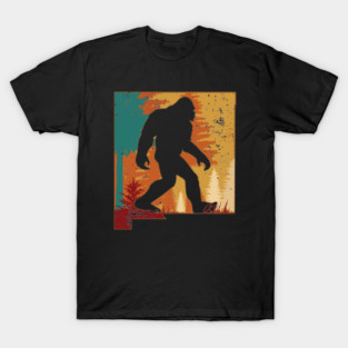 Bigfoot Retro Vintage Sasquatch New Mexico T-Shirt