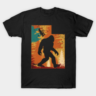 Bigfoot Retro Vintage Sasquatch Utah T-Shirt