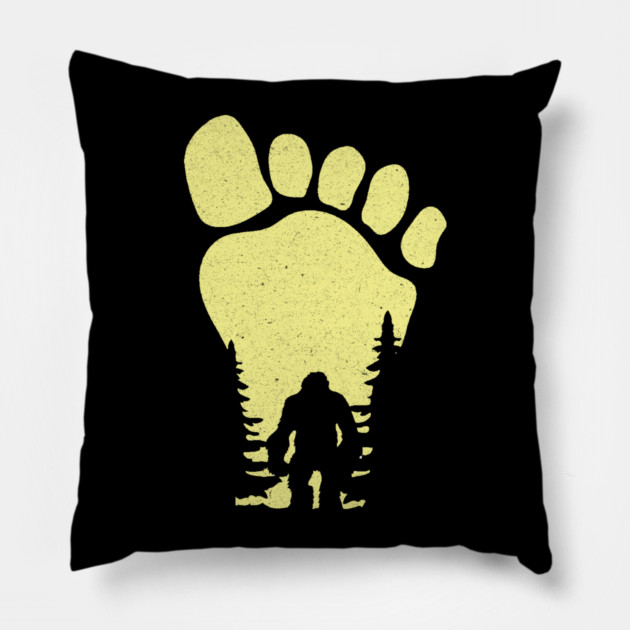 Bigfoot Footprint Pillow by The WYLD Tribe