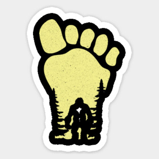 Bigfoot Footprint Magnet