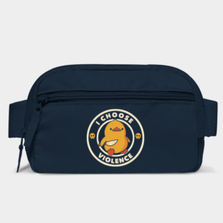 I Choose Violence Funny Duck by Tobe Fonseca Bag