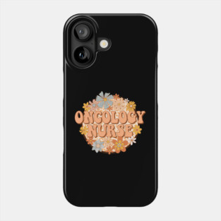 Floral Oncology Nurse Retro Gift Phone Case