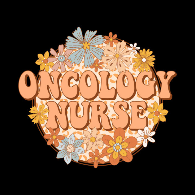 Floral Oncology Nurse Retro Gift by The WYLD Tribe