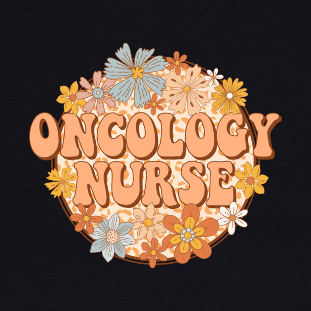 Floral Oncology Nurse Retro Gift by The WYLD Tribe