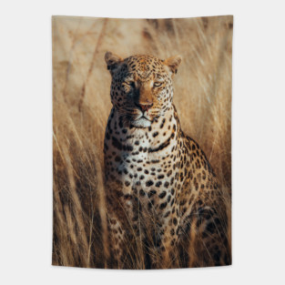 African Leopard Tapestry