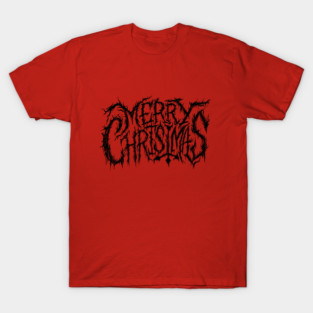 Death Metal Merry Christmas T-Shirt