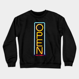 OPEN NEON Crewneck Sweatshirt
