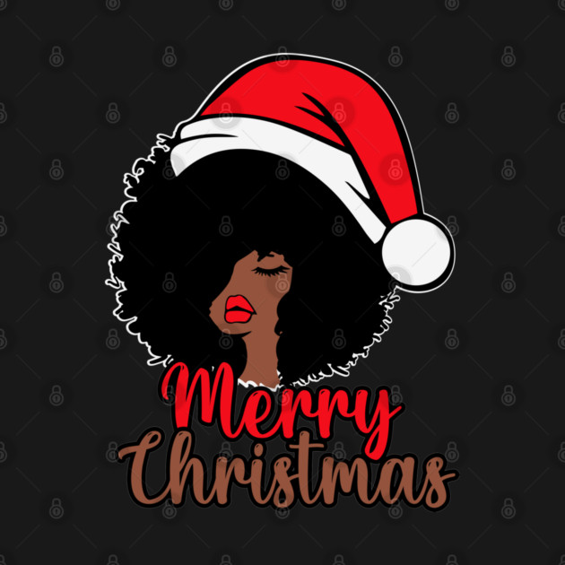 Black Woman Santa, Black Mrs Santa Claus, African American Santa, Merry Christmas by UrbanLifeApparel