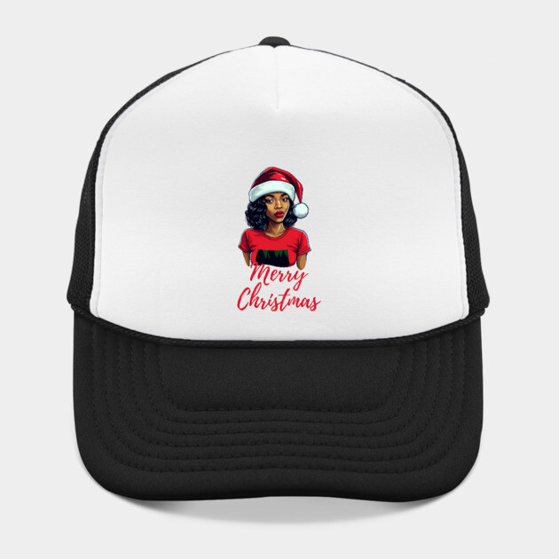 Black Woman Santa, Black Mrs Santa Claus, African American Santa, Merry Christmas by UrbanLifeApparel