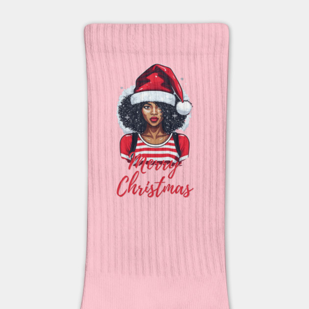 Black Woman Santa, Black Mrs Santa Claus, African American Santa, Merry Christmas by UrbanLifeApparel