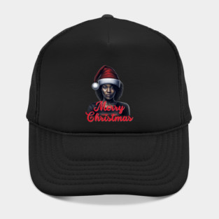 Black Woman Santa, Black Mrs Santa Claus, African American Santa Hat