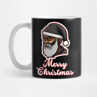 Black Santa, African American Santa Mug