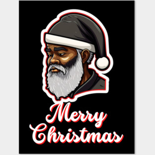 Black Santa, African American Santa Posters and Art