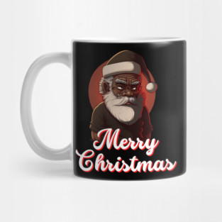 Black Santa, African American Santa Mug