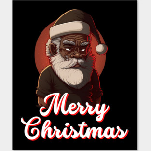 Black Santa, African American Santa Posters and Art