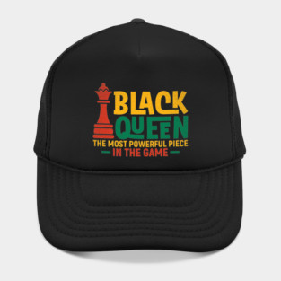 Black Queen The most Powerful Piece in the Game Hat
