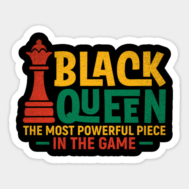 Black Queen The most Powerful Piece in the Game Magnet by UrbanLifeApparel